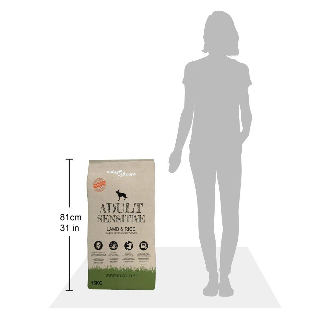 Sausas Maistas šunims, Adult Sensitive su ėriena ir ryžiais, 2vnt., 30kg