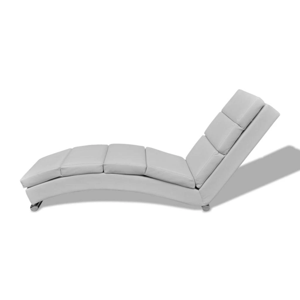 Sofa Poilsio gultas, baltas, dirbtinė oda