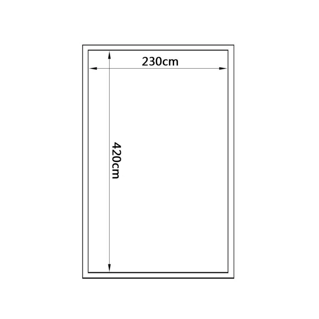 Šiltnamis, sustiprintas aliuminis, 10,53m²
