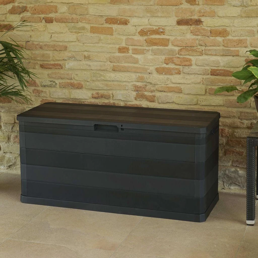Sodo daiktadėžė, juoda, 117x45x56 cm