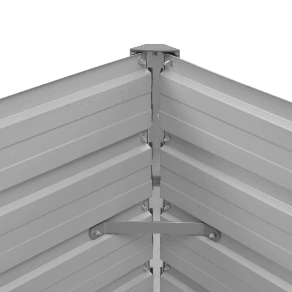 Sodo lovelis, antracito, 100x40x77cm, plienas, aukštas