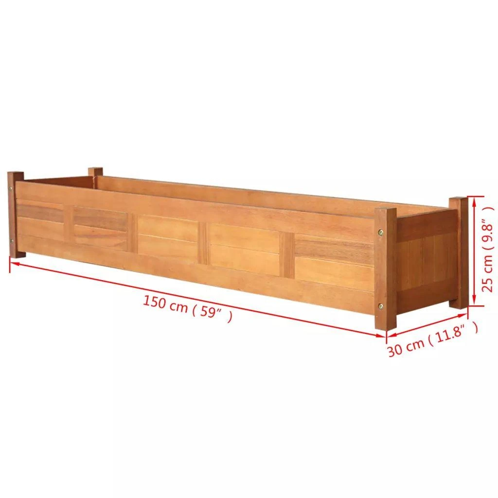 Lovelis augalams, akacija, 150x30x25cm, aukštas