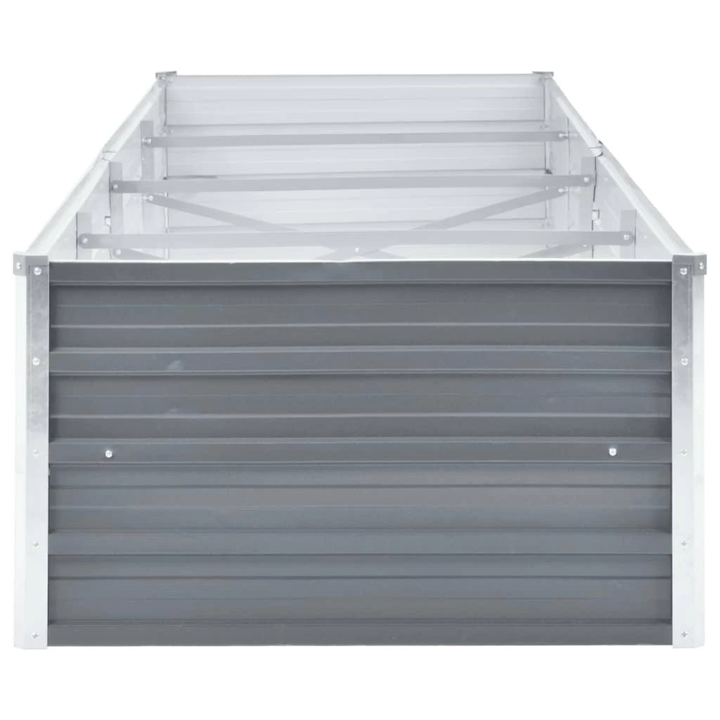 Lovelis, pilkas, galvanizuotas plienas, 320x80x45cm