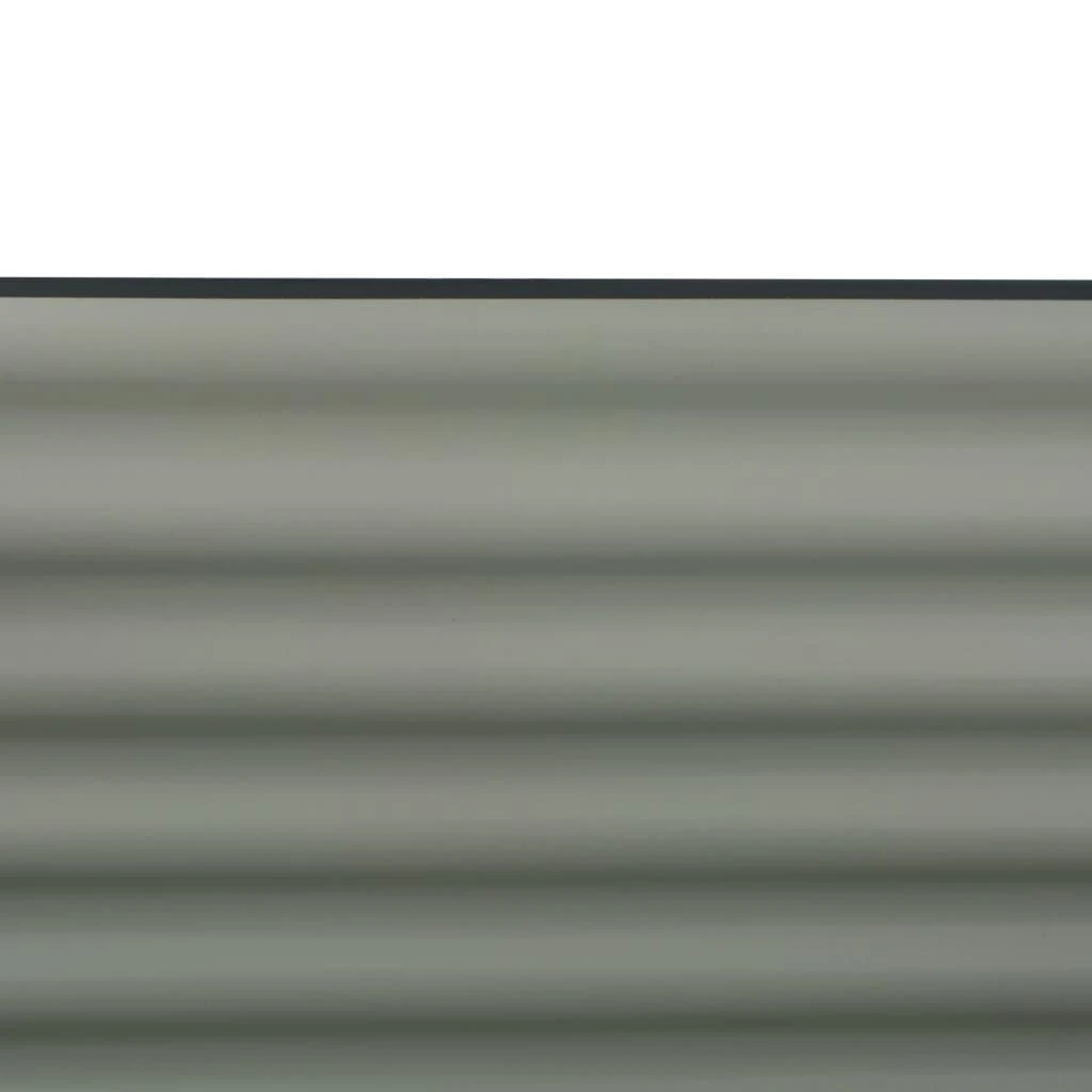 Lovelis, pilkas, 160x80x44cm, galvanizuotas plienas, aukštas