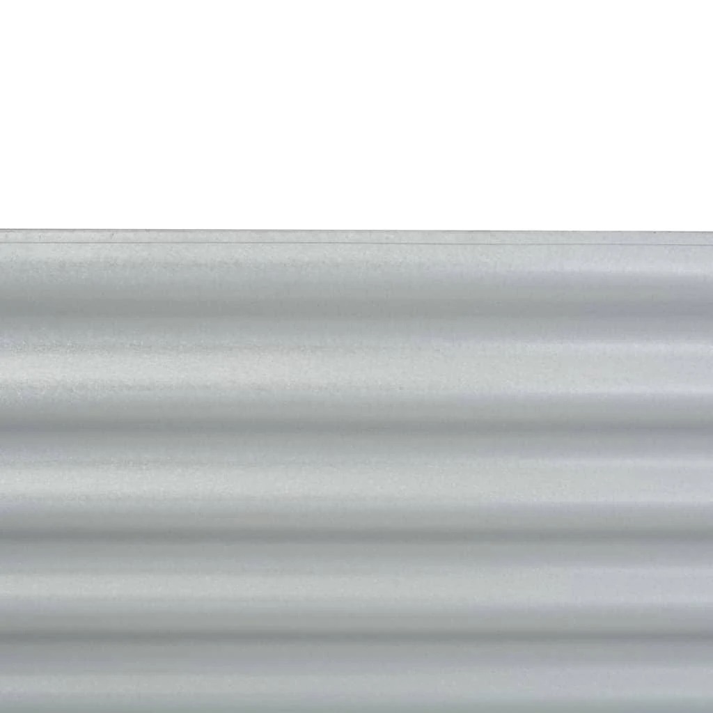 Lovelis, sidabrinis, 160x80x81cm, galvanizuotas plienas, aukštas