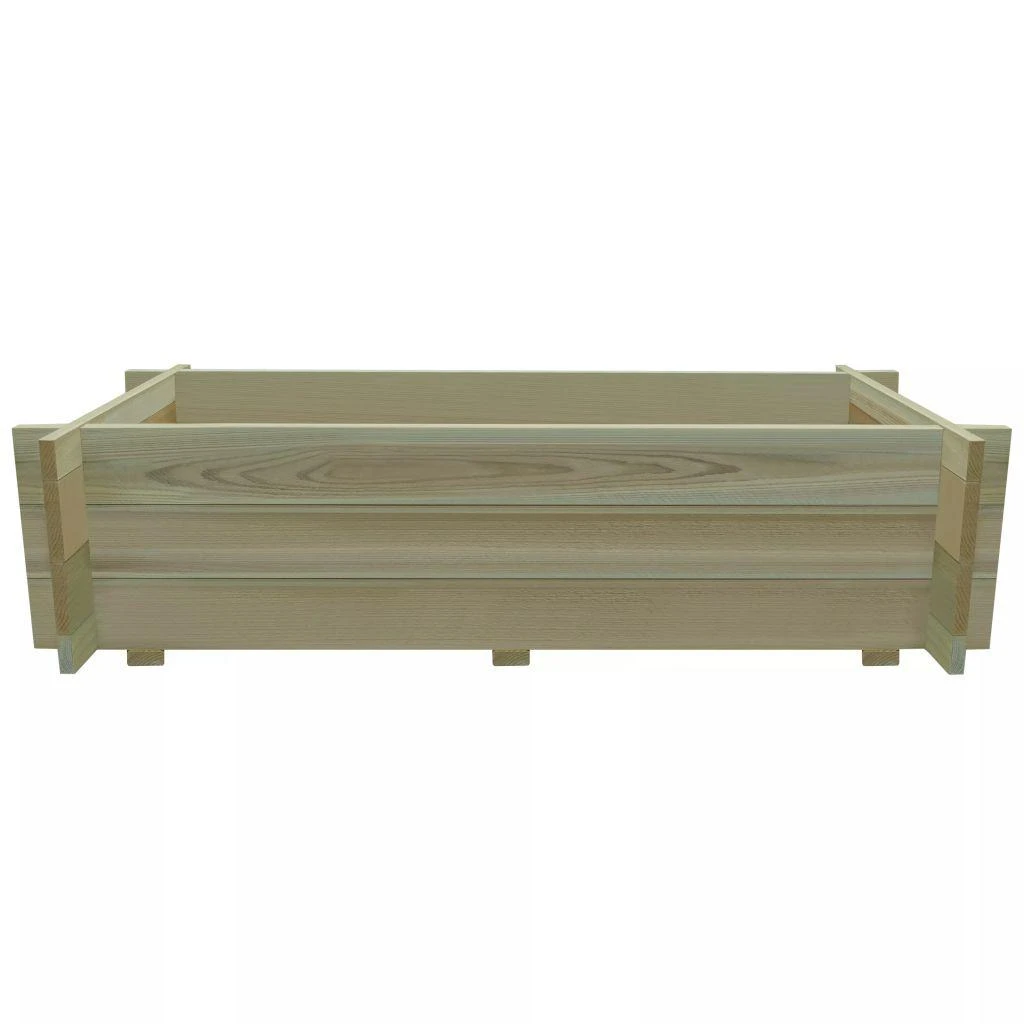 Aukštas lovelis daržovėms, 120cm, impregnuota pušies mediena