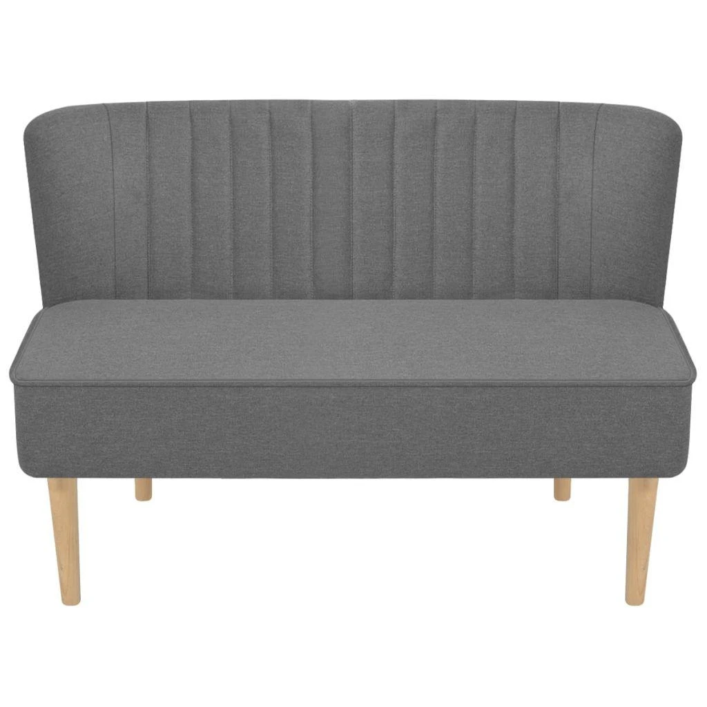 Sofa, audinys, 117x55,5x77cm, šviesiai pilka