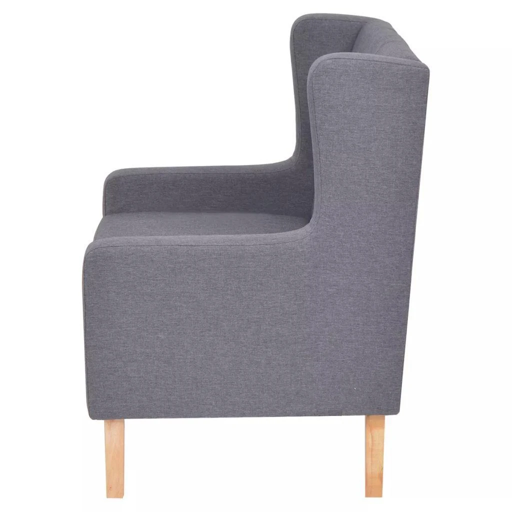 Sofa Sofos komplektas, 2vnt., audinys, pilkas