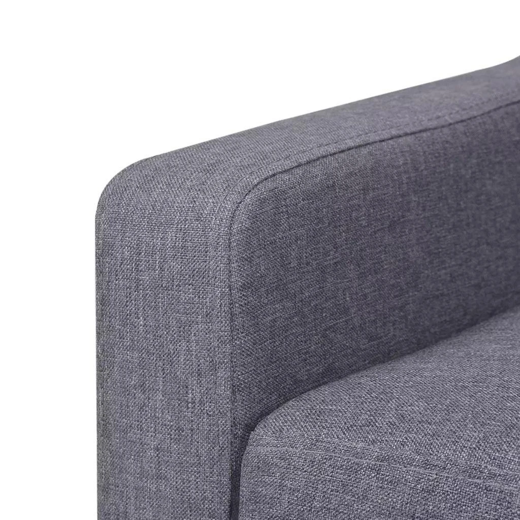 Sofa Sofos komplektas, 2vnt., audinys, pilkas