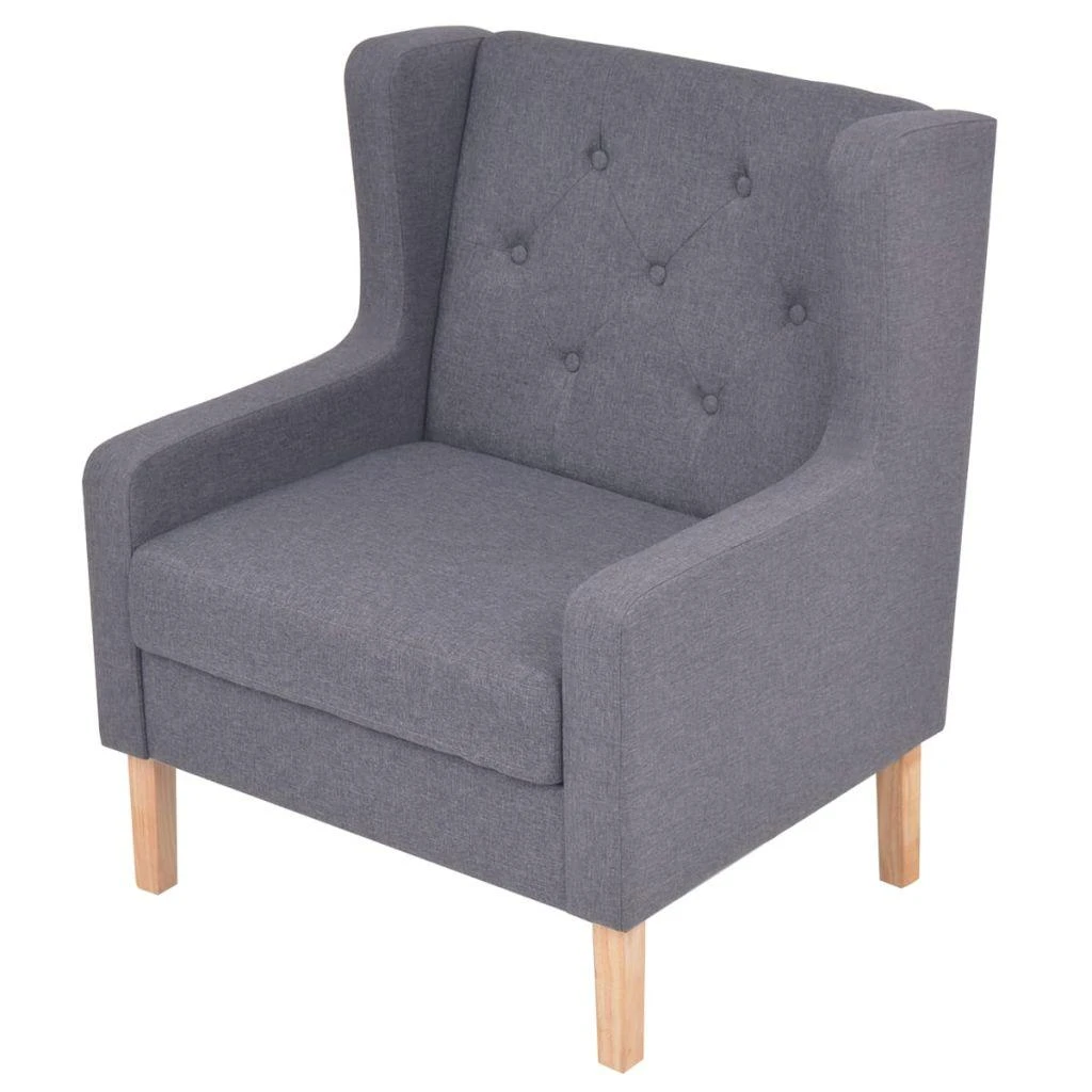 Sofa Sofos komplektas, 2vnt., audinys, pilkas