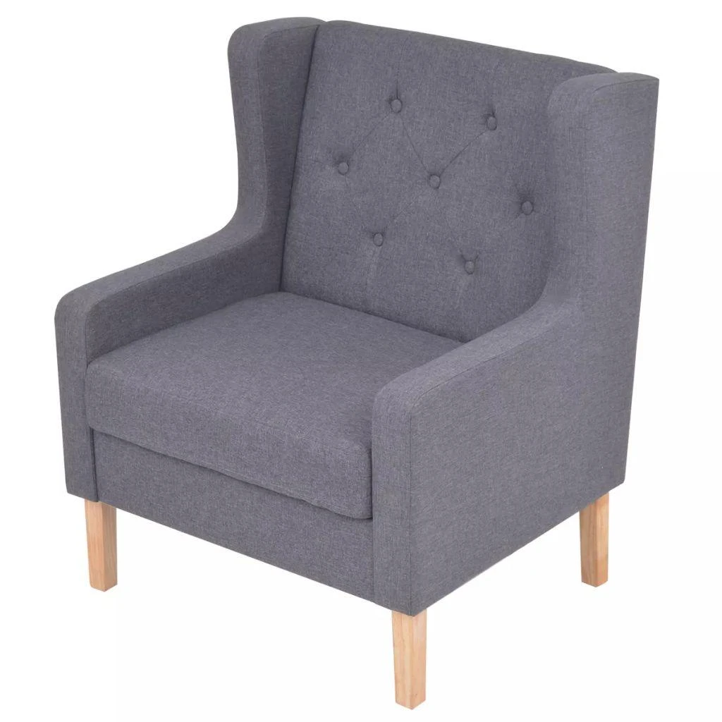 Sofa Sofos komplektas, 2vnt., audinys, pilkas