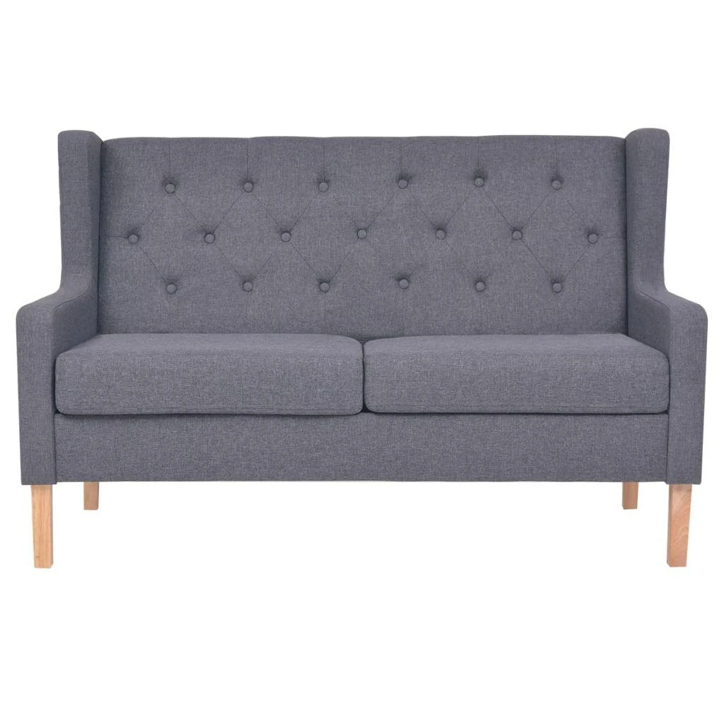 Sofa Sofos komplektas, 2vnt., audinys, pilkas