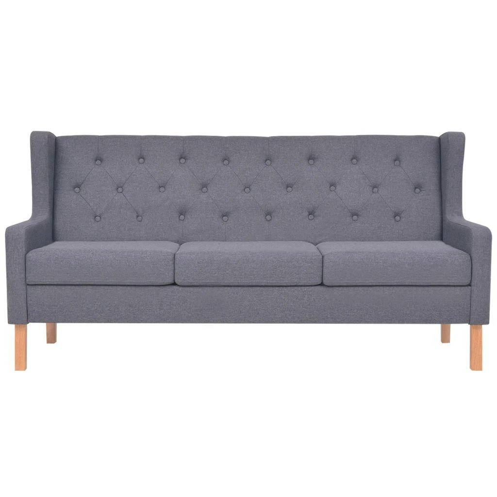 Sofa Sofos komplektas, 2vnt., audinys, pilkas