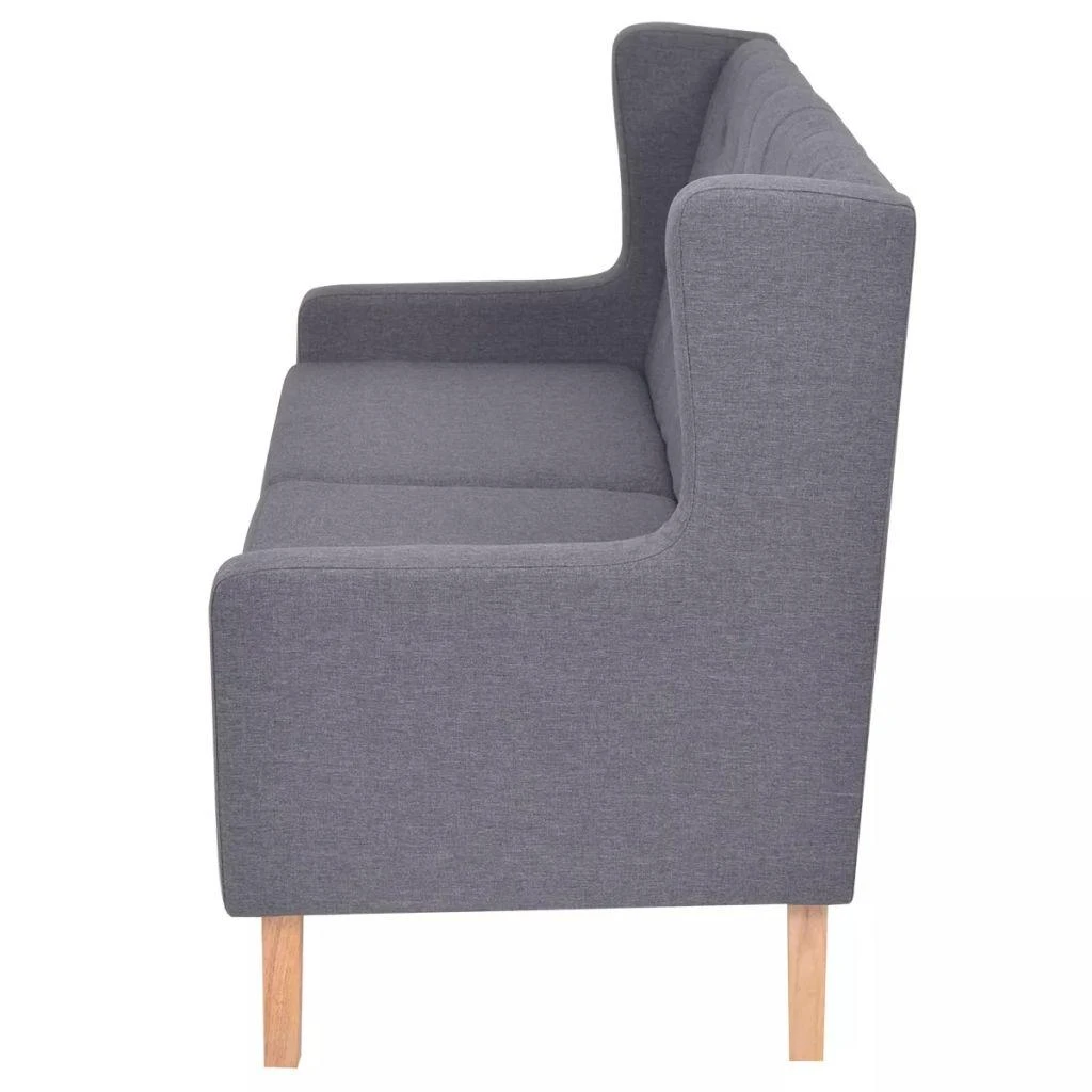 Sofa Sofos komplektas, 2vnt., audinys, pilkas