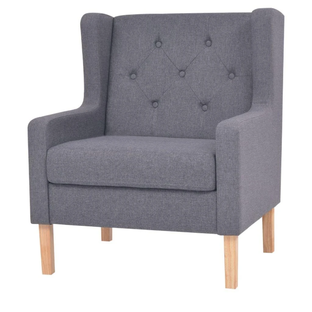 Sofa Sofos komplektas, 2vnt., audinys, pilkas