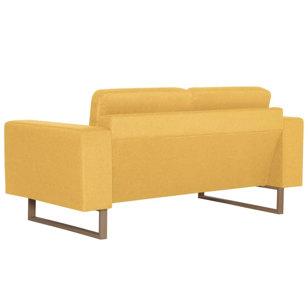 Sofa Sofų komplektas, 2d., geltonas, audinys