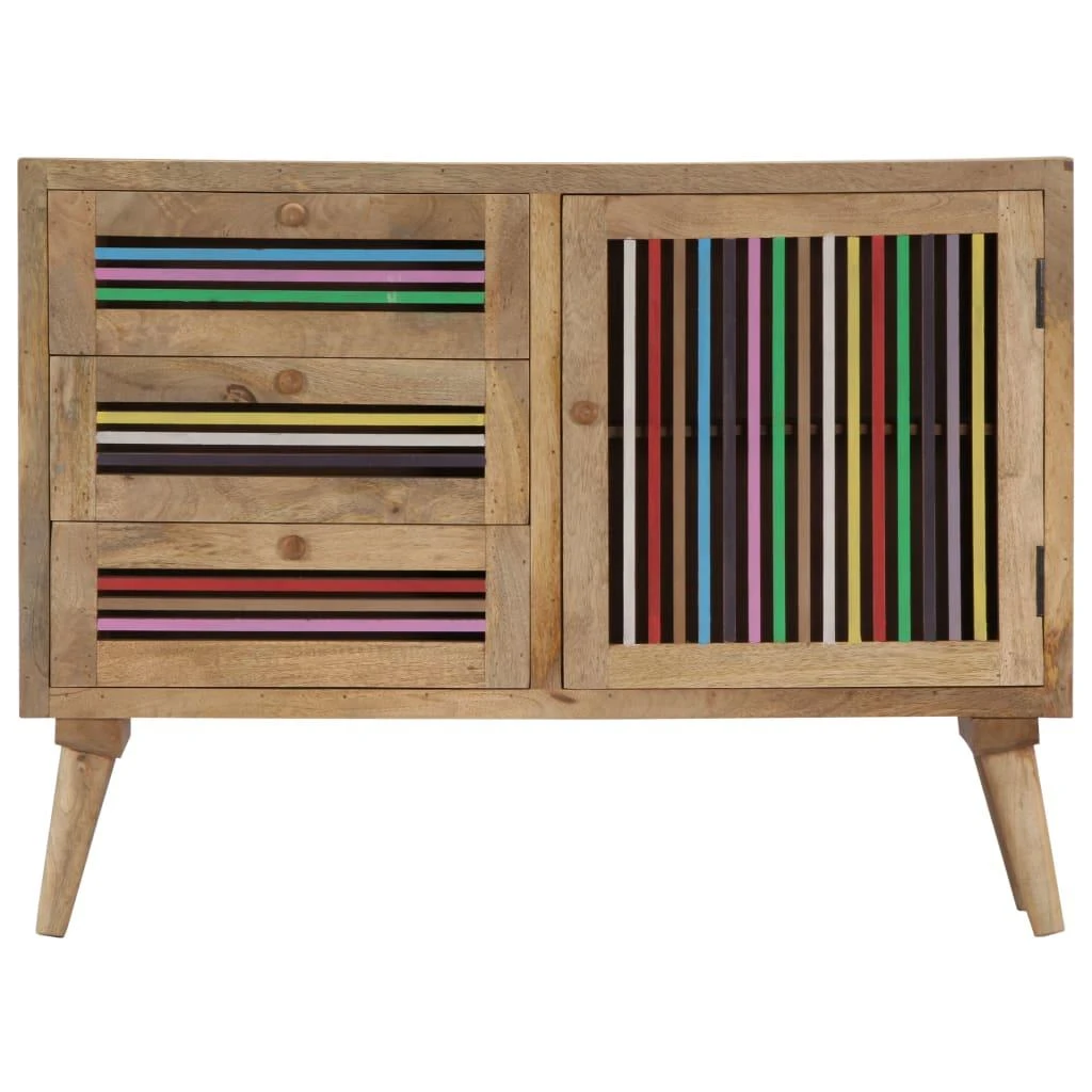 Šoninė spintelė, 100x30x75cm, mango medienos masyvas