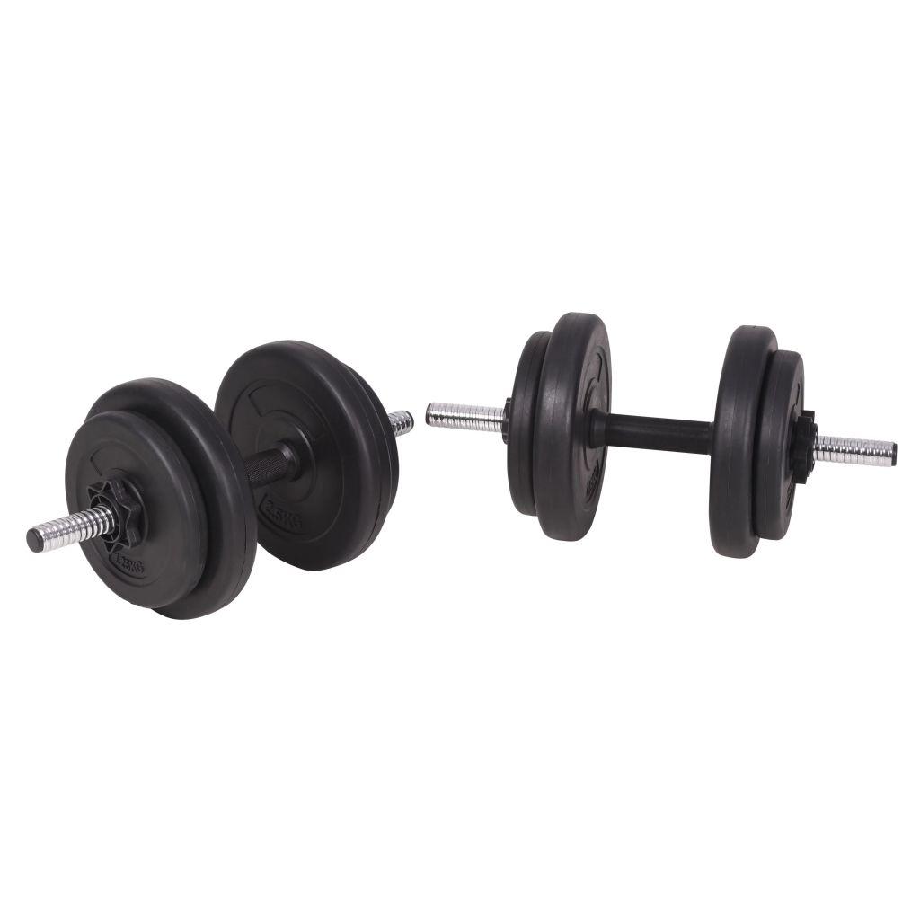 Štangos ir hantelių rinkinys, 90 kg