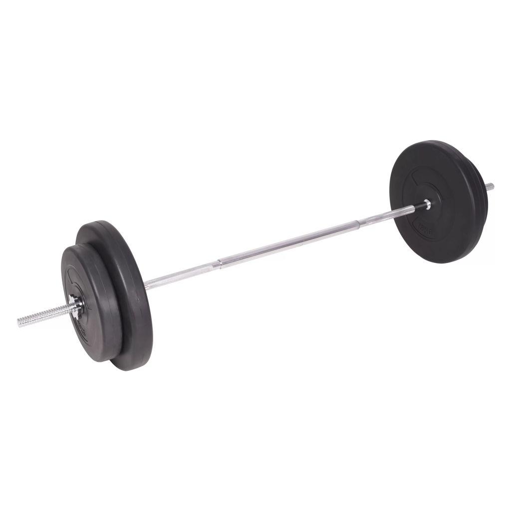 Štangos ir hantelių rinkinys, 90 kg
