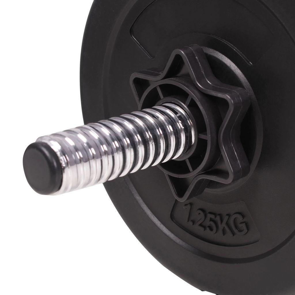 Štangos ir hantelių rinkinys, 90 kg