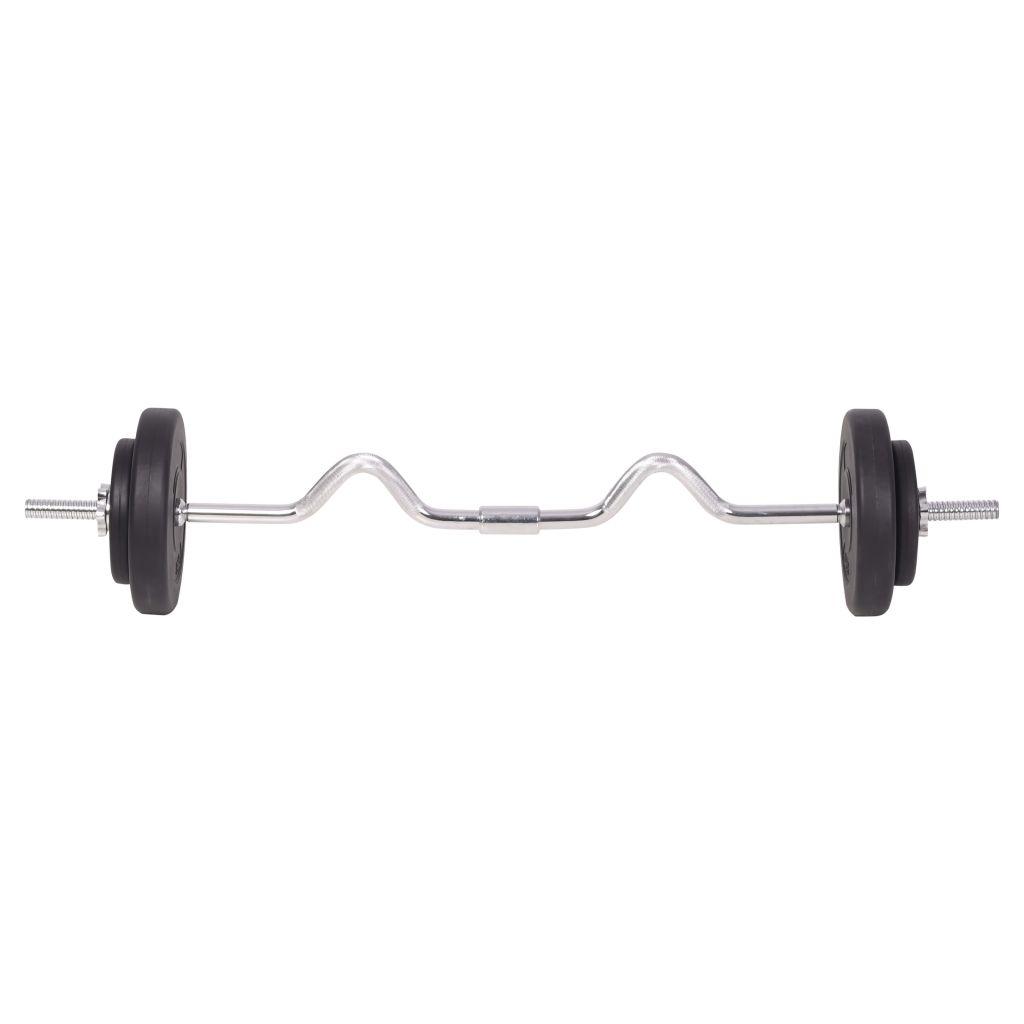 Štangos ir hantelių rinkinys, 90 kg