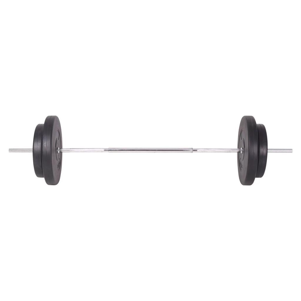 Štangos ir hantelių rinkinys, 90 kg