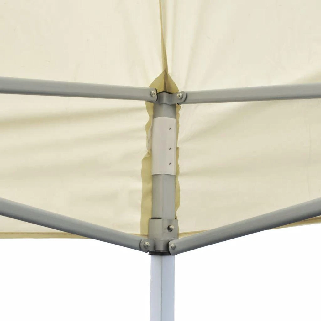 Sulankstoma proginė palapinė 3 x 6 m, kremo spalvos