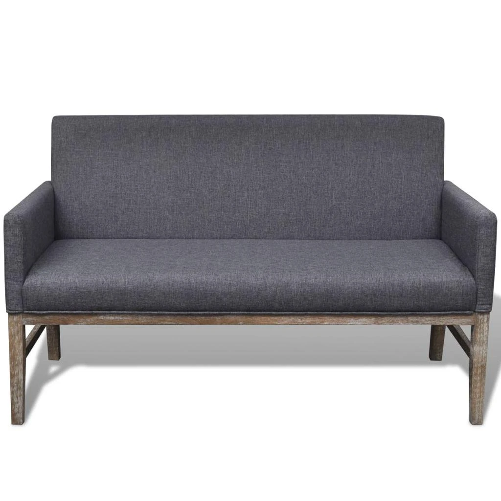 Sofa Suol. su pagalv., audinys, brazil. kaučiukmedis, tams. pilk.