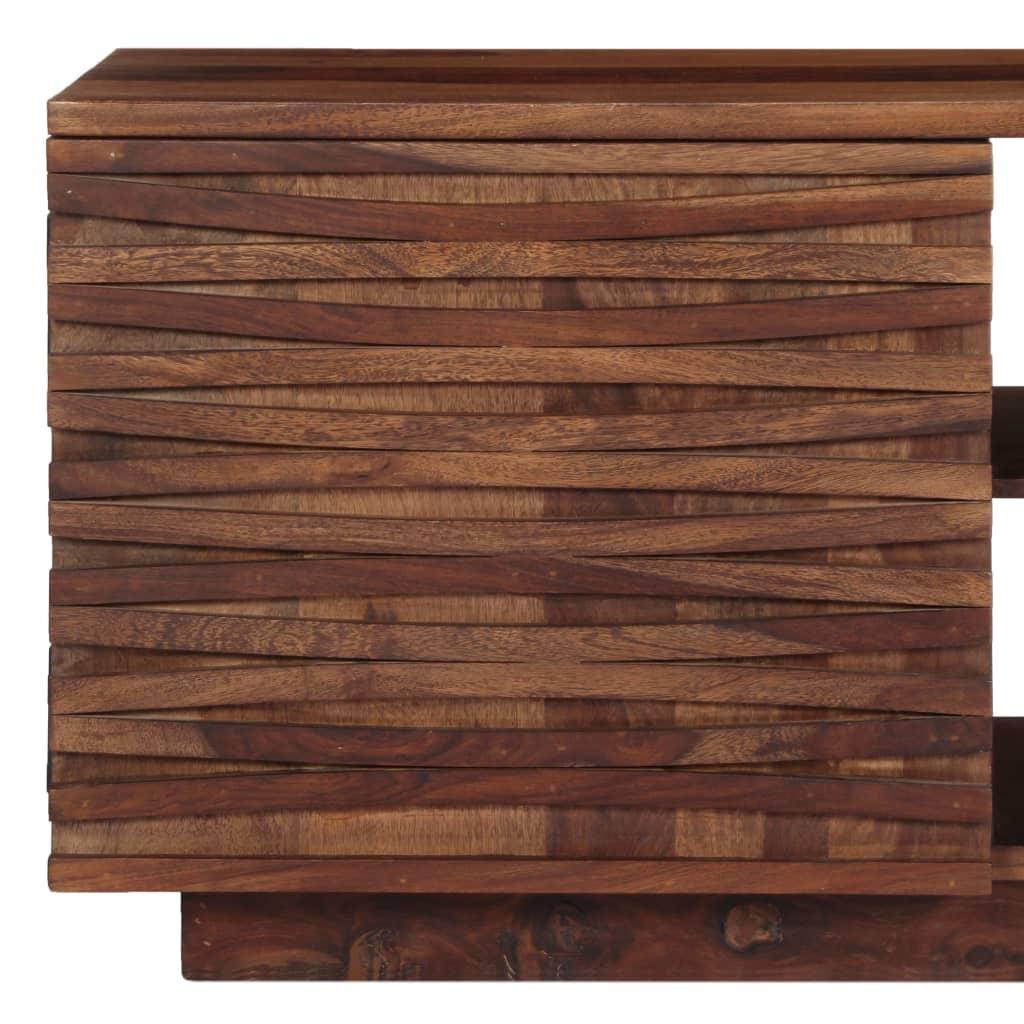 TV staliukas Televizoriaus spintelė, 120x30x40cm, rausv. dalb. med. mas.