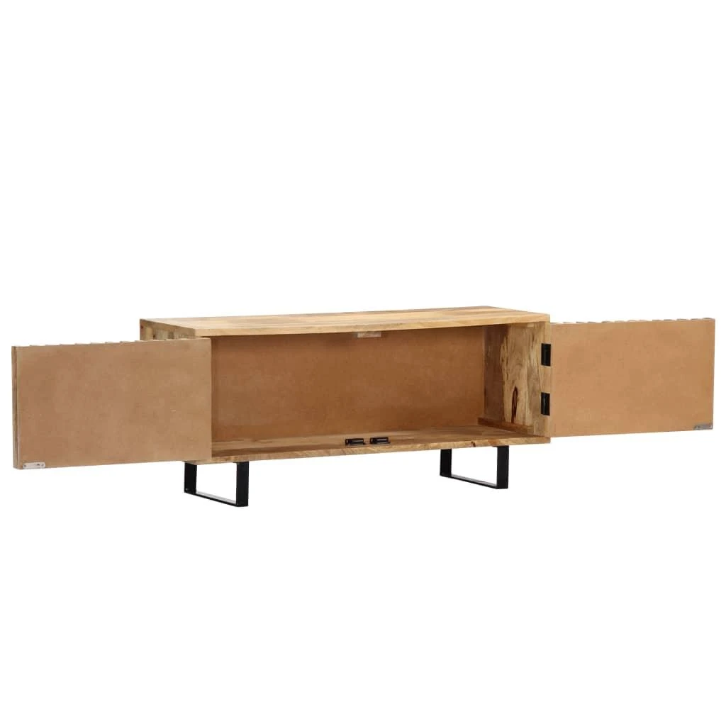 TV staliukas Televizoriaus spintelė, 90x30x40cm, mango medienos masyvas