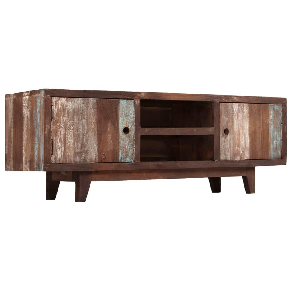 TV staliukas Televizoriaus spintelė, akacijos mediena, 118x30x40cm