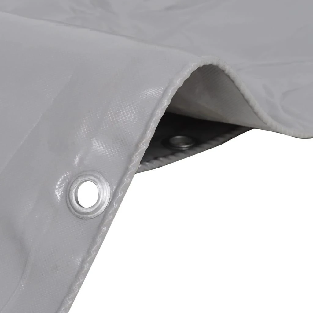 Tentas, pilkos spalvos, 4x7m, 650g/m²