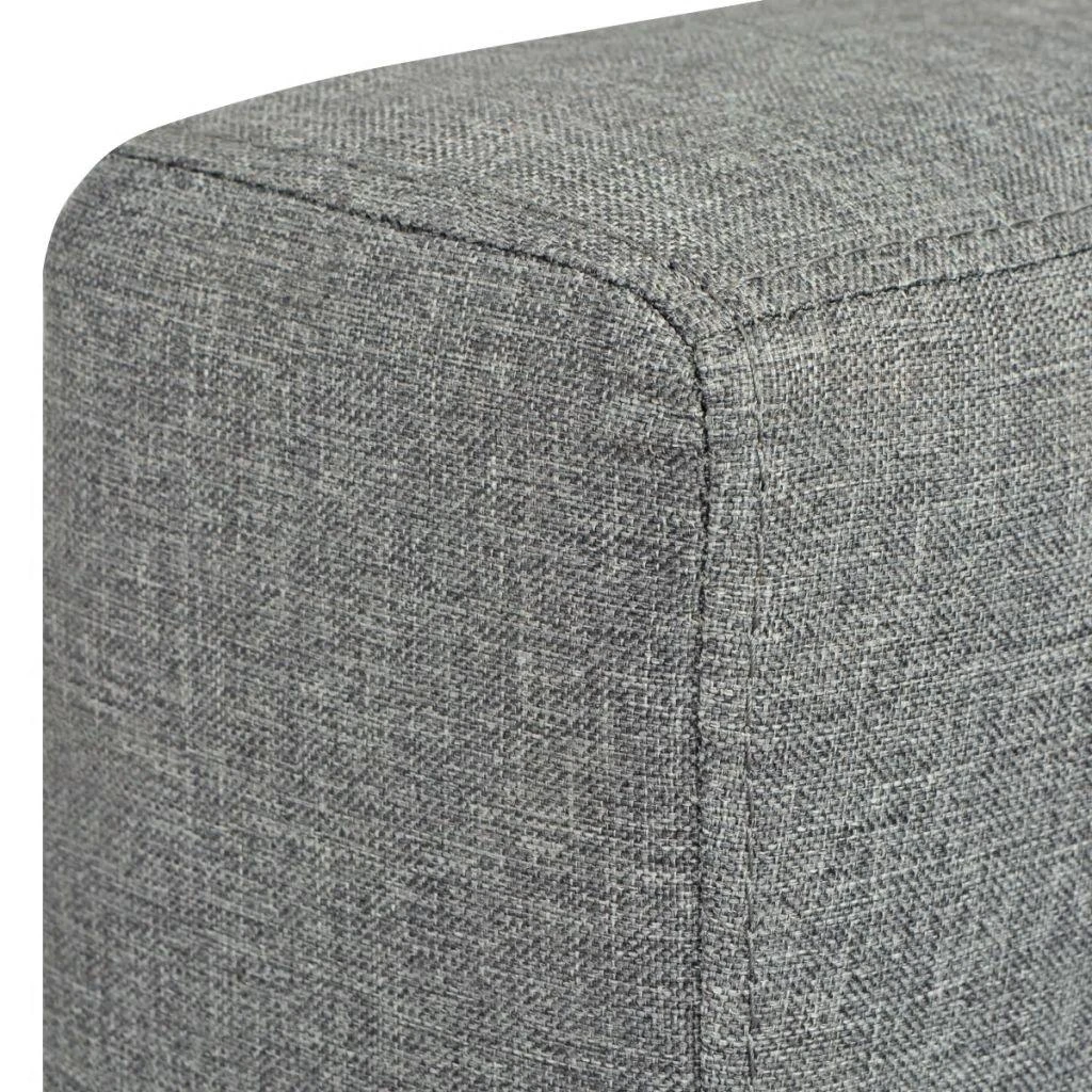 Trivietė sofa, šviesiai pilkos spalvos, audinys