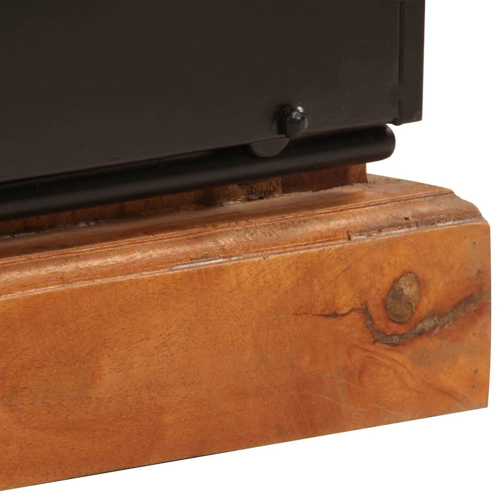 TV staliukas TV spintelė, 110x30x45cm, perdirbtos medienos masyvas