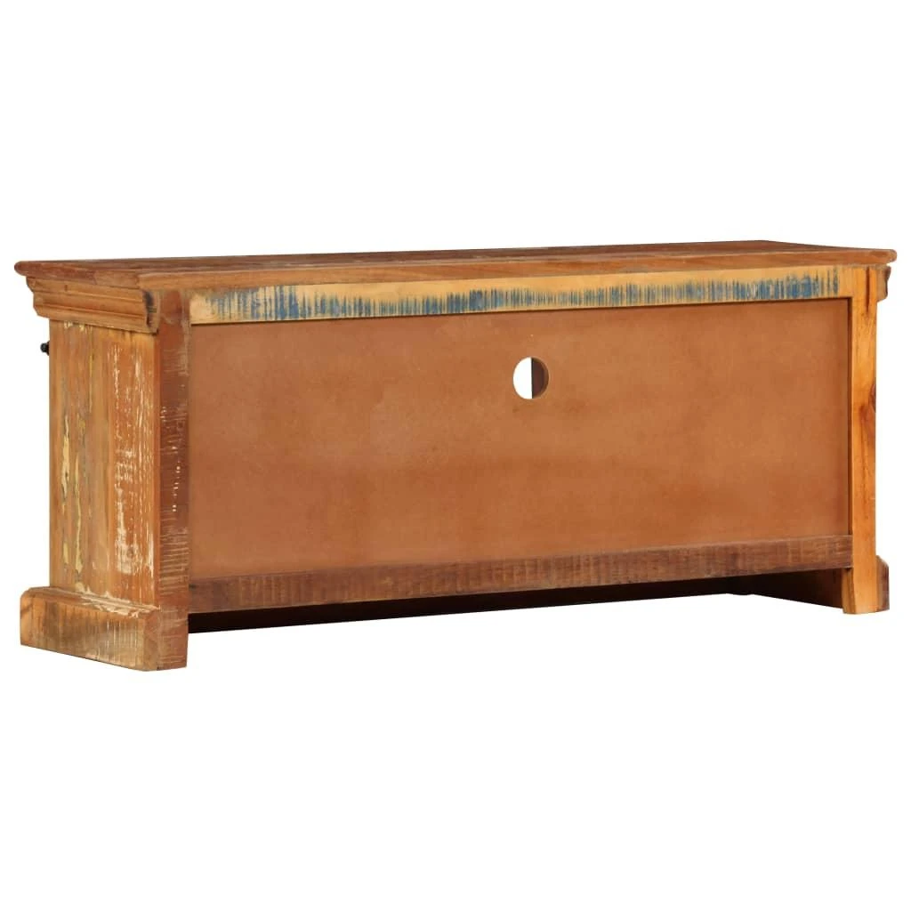 TV staliukas TV spintelė, 110x30x45cm, perdirbtos medienos masyvas