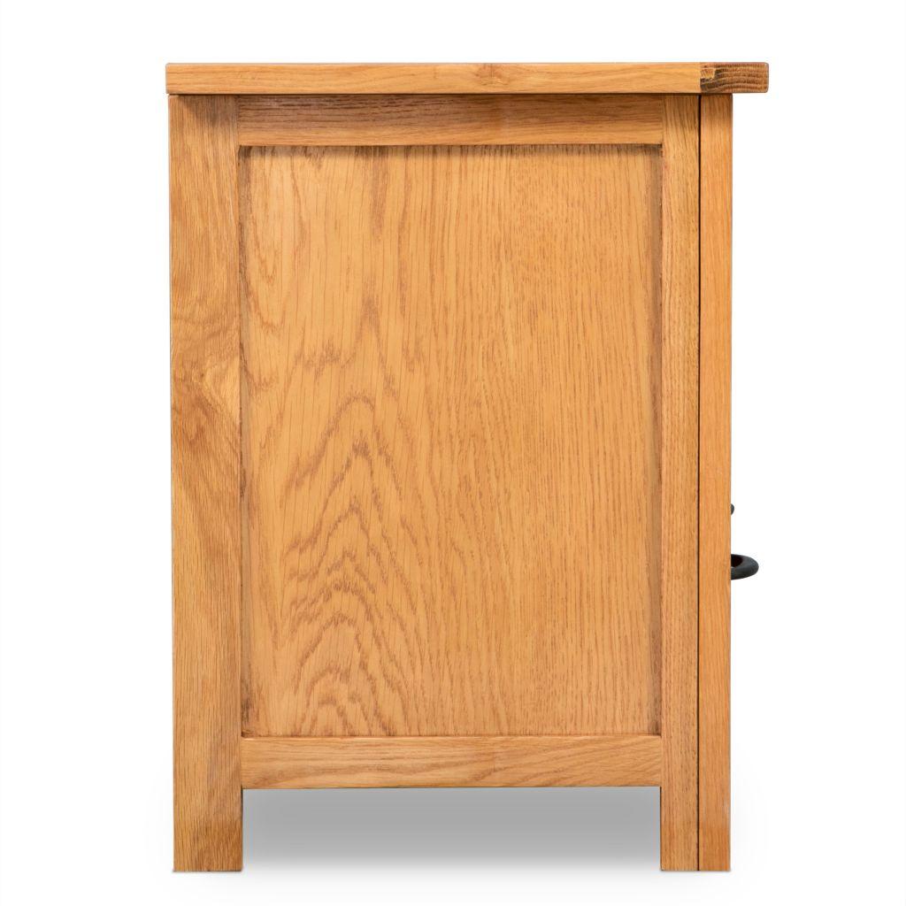 TV staliukas TV spintelė, 90x35x48cm, ąžuolo medienos masyvas