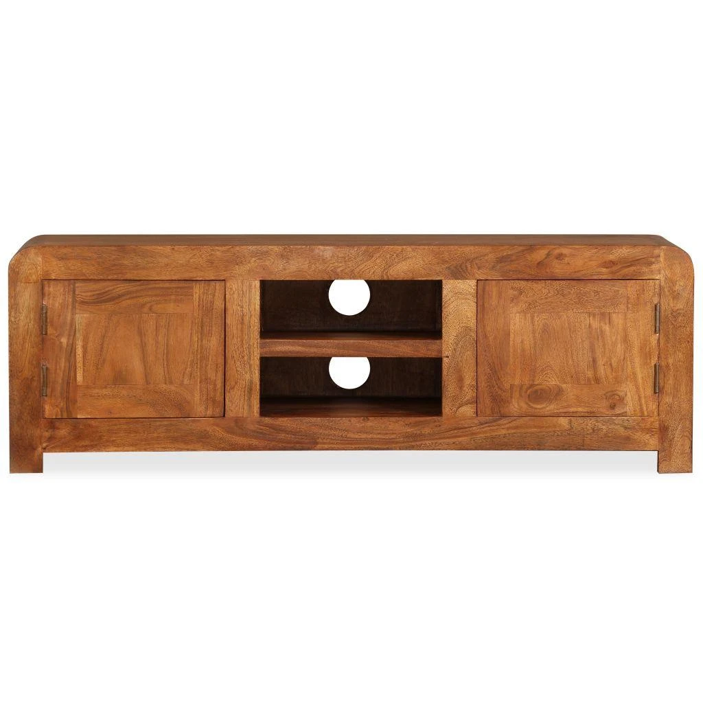 TV staliukas TV Spintelė, 120x30x40cm, medienos masyvas su medaus apdaila