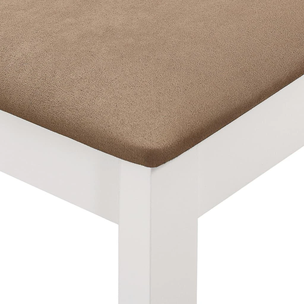 Valgomojo baldų komplektas, 3d., baltos sp., MDF