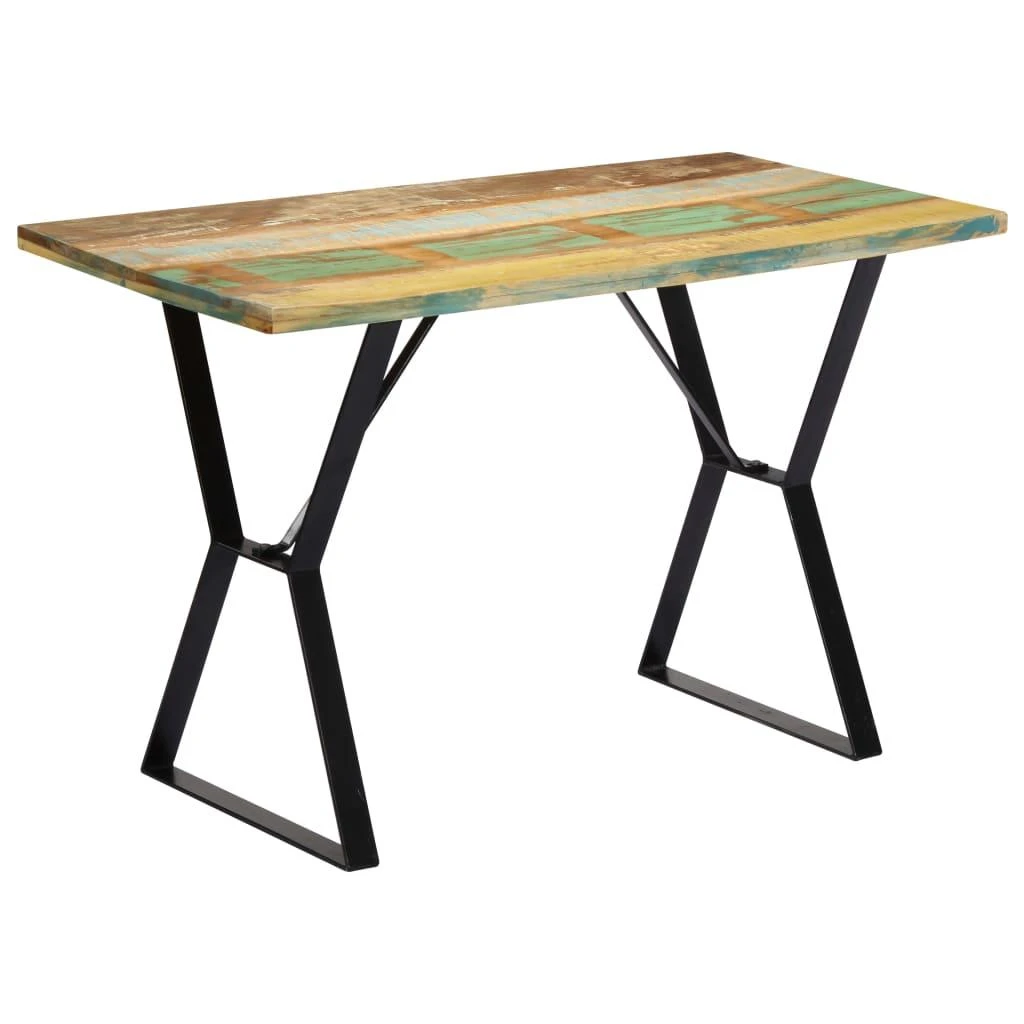 Valgomojo stalas, 120x60x76 cm, perdirbtos medienos masyvas