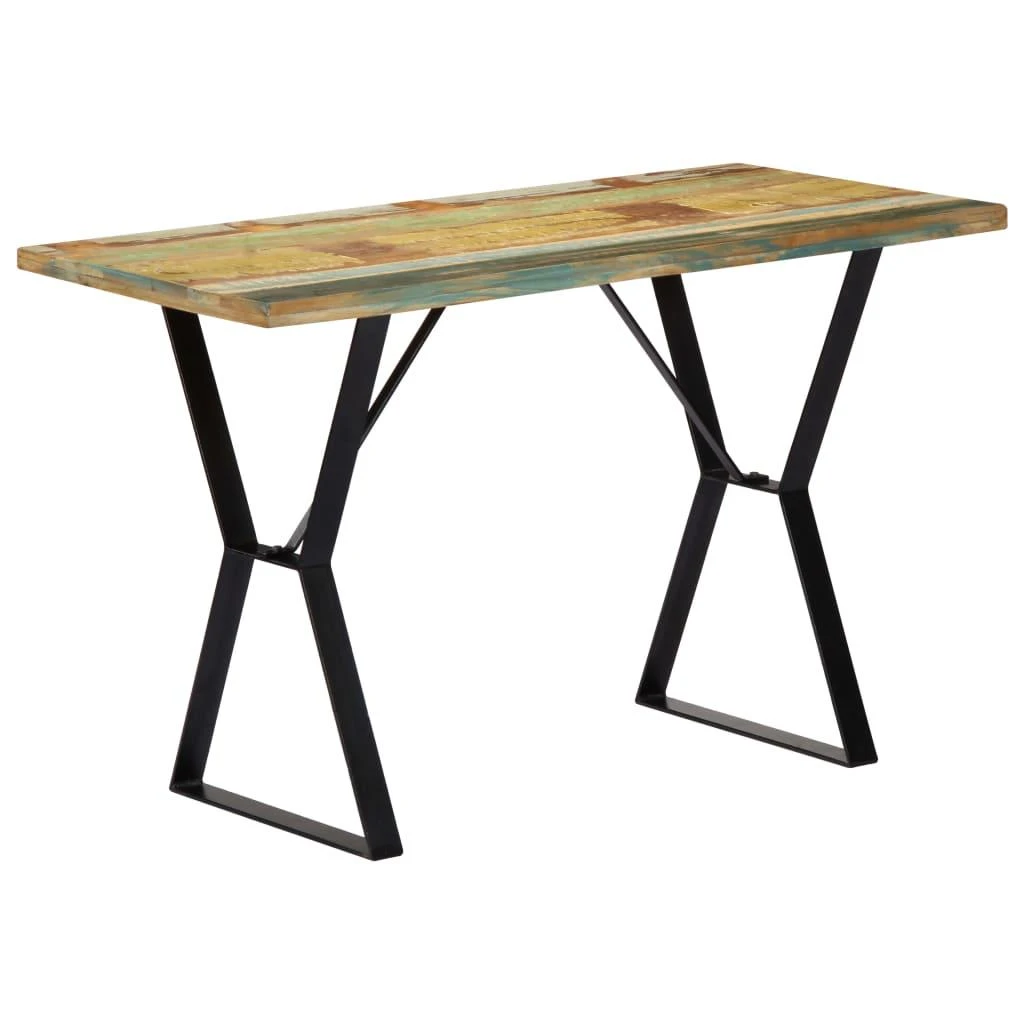 Valgomojo stalas, 120x60x76 cm, perdirbtos medienos masyvas