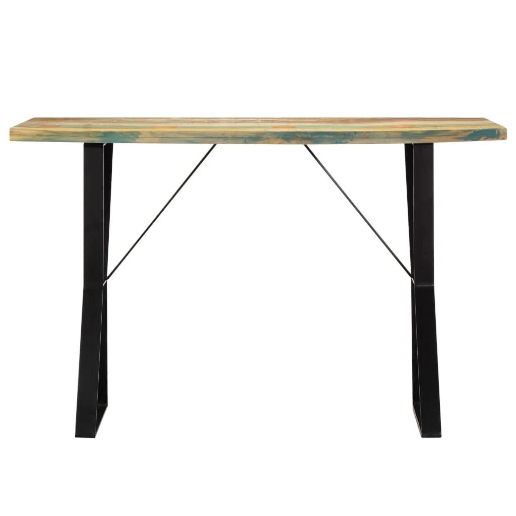 Valgomojo stalas, 120x60x76 cm, perdirbtos medienos masyvas