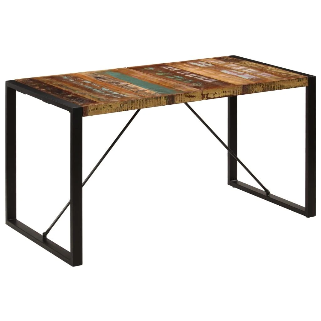 Valgomojo stalas, 140x70x75cm, perdirbtos medienos masyvas