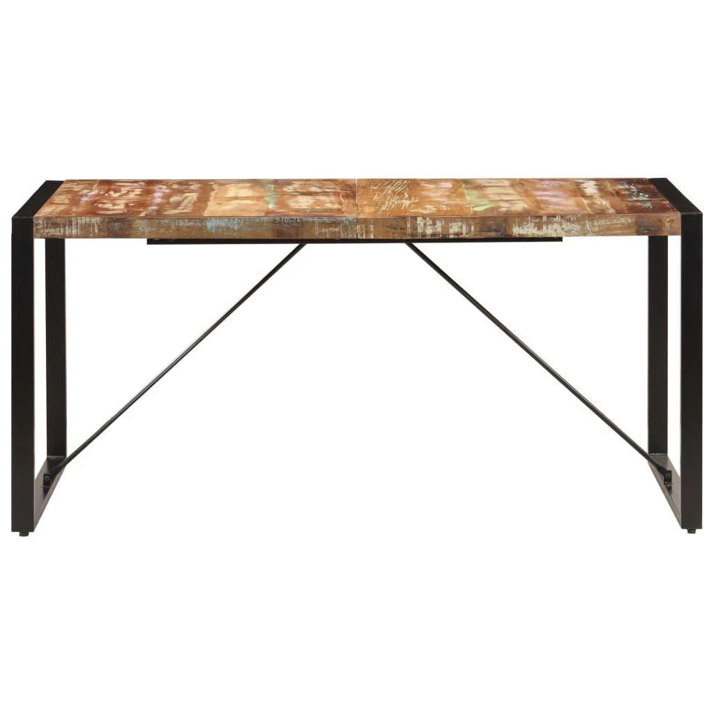 Valgomojo stalas, 160x80x75cm, perdirbtos medienos masyvas