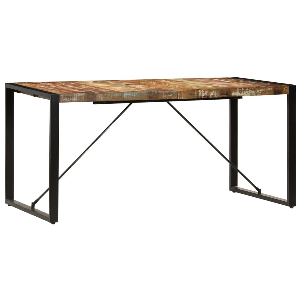 Valgomojo stalas, 160x80x75cm, perdirbtos medienos masyvas