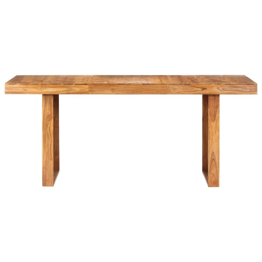 Valgomojo stalas, 180x90x75 cm, akacijos medienos masyvas