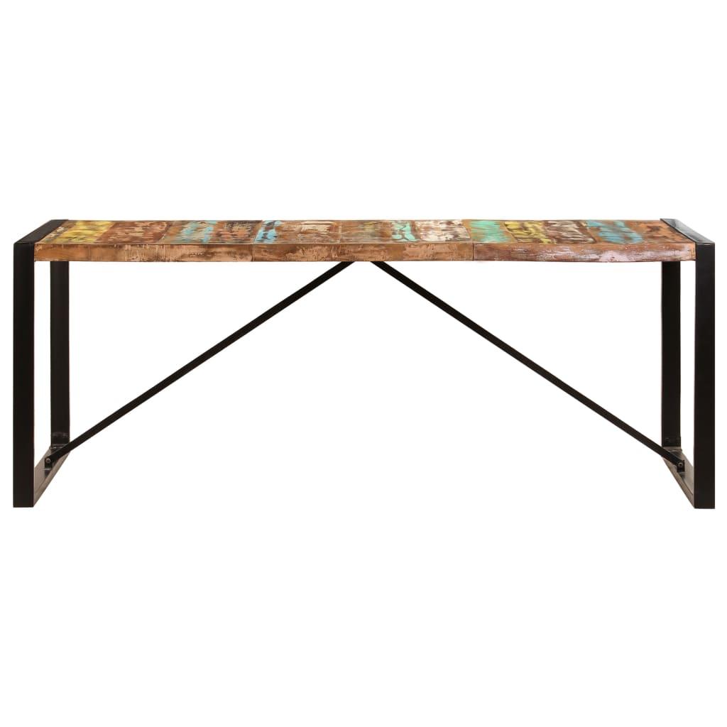 Valgomojo stalas, 200x100x75cm, perdirbtos medienos masyvas