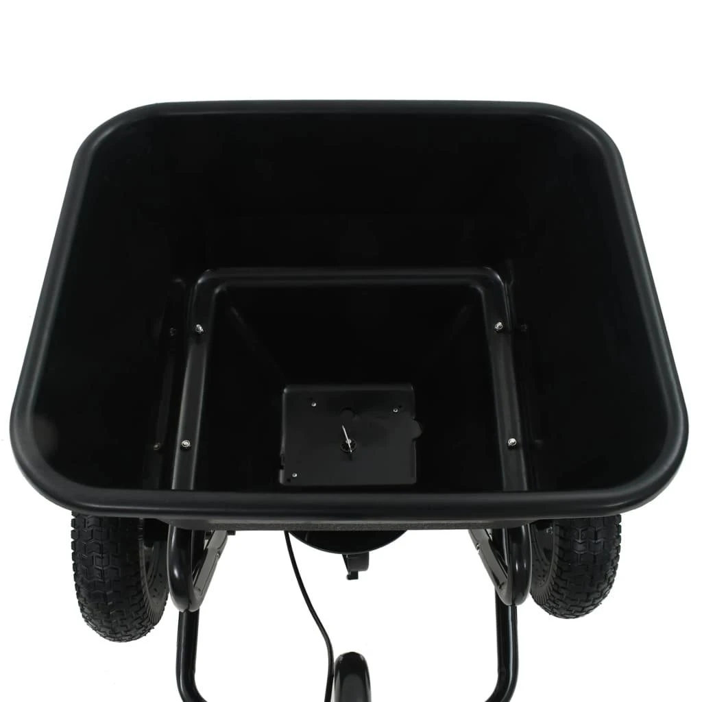 Velkamas druskos barstytuvas, PVC ir plienas, 125x74x79cm, 45l