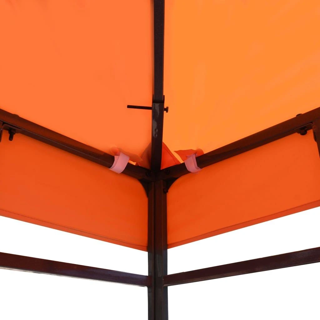 Viršutinis pavėsinės uždangalas, oranžinis, 310 g/m², 4x3m