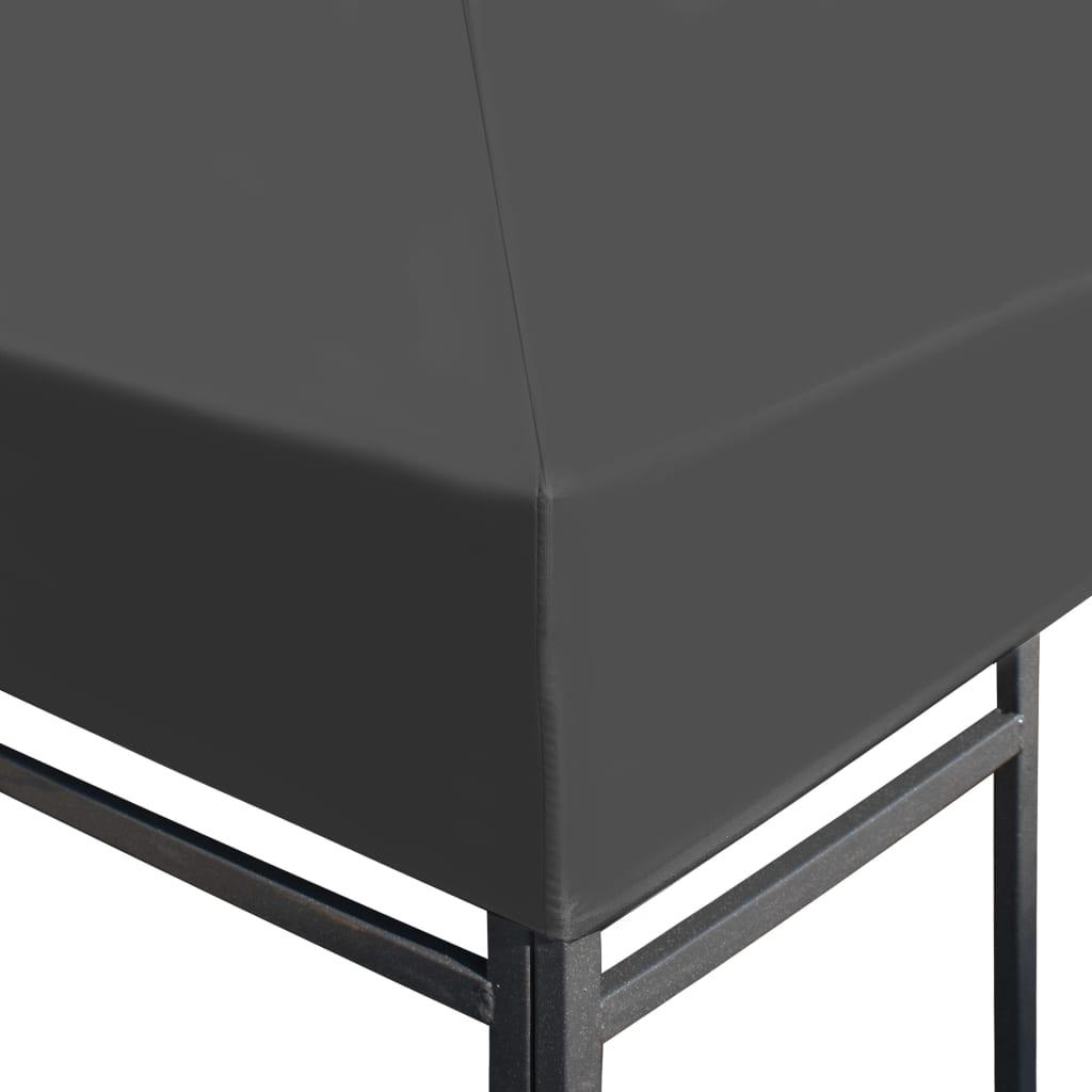 Viršutinis pavėsinės uždangalas, 310 g/m², 3x3m, pilkas