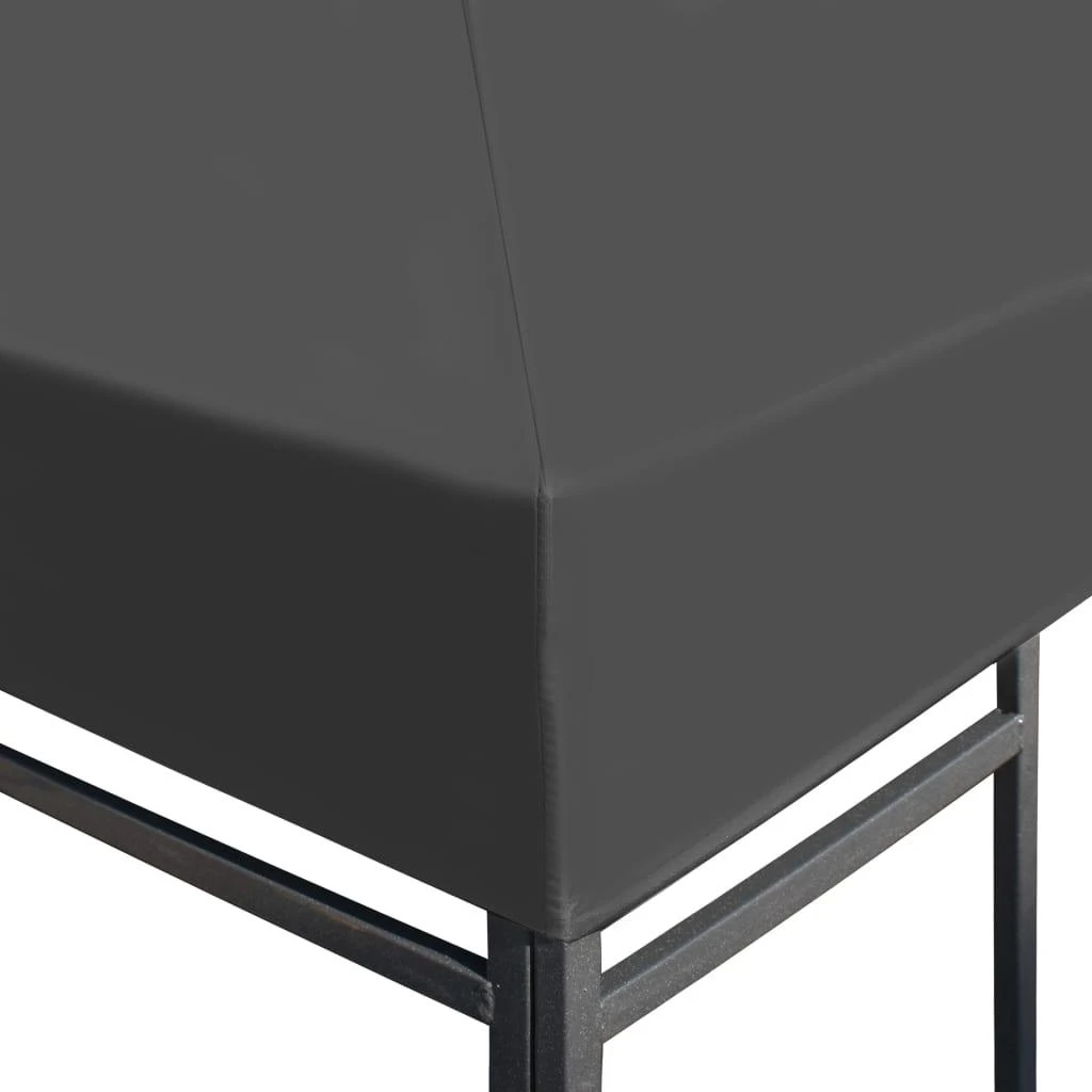 Viršutinis pavėsinės uždangalas, pilkas, 310 g/m², 3x3m